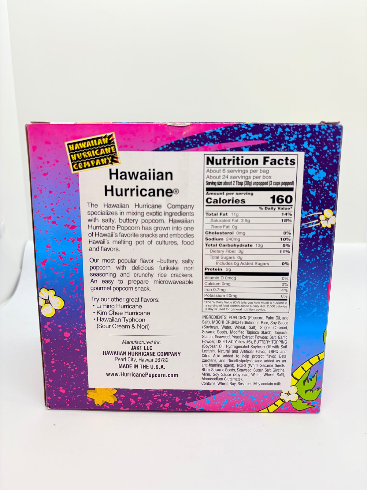 Hawaiian Hurricane Popcorn