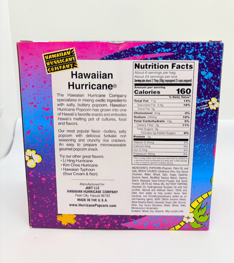 Hawaiian Hurricane Popcorn