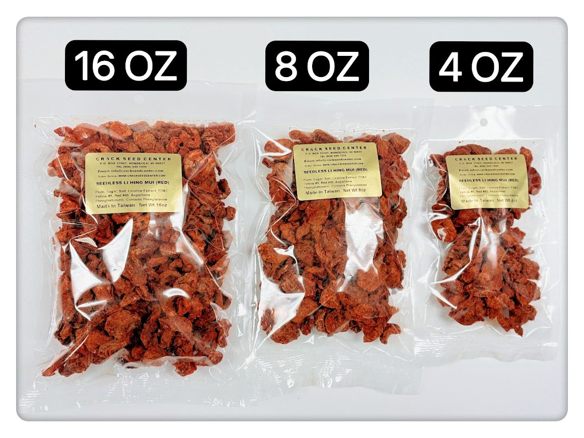 Seedless Li Hing Mui (Red)