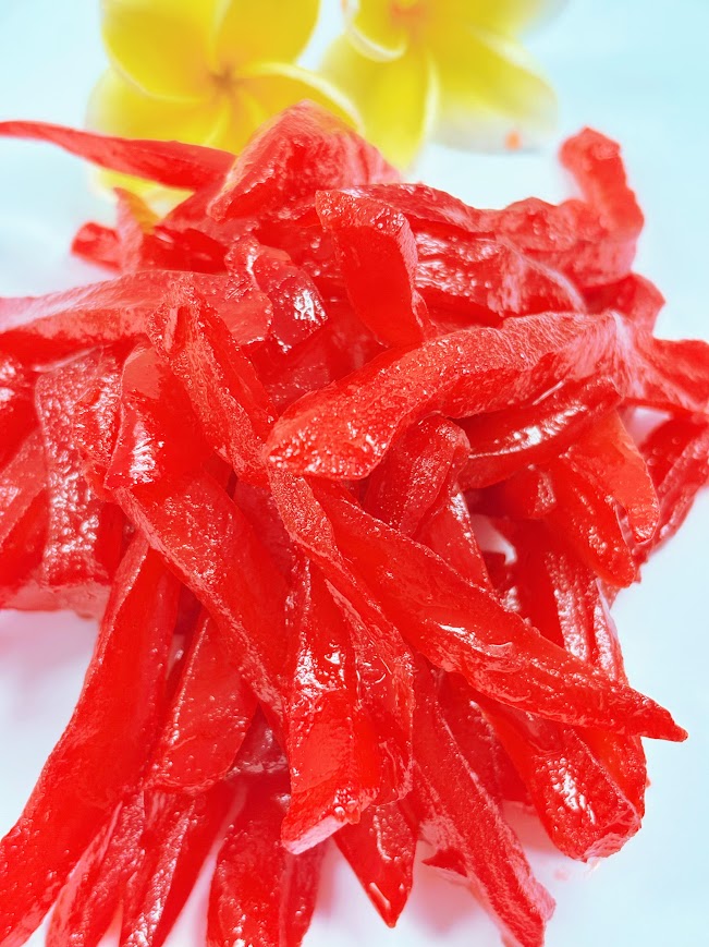 Sweet Sour Shredded Mango with Li Hing Mui