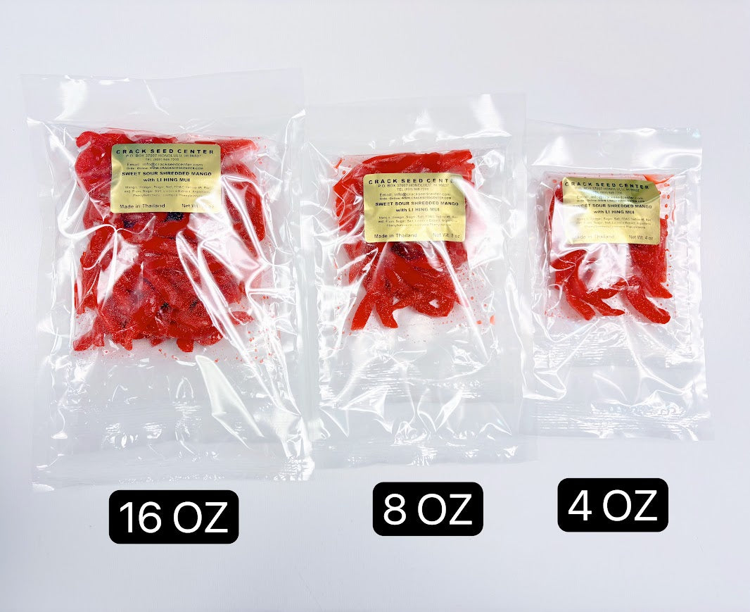 Sweet Sour Shredded Mango with Li Hing Mui