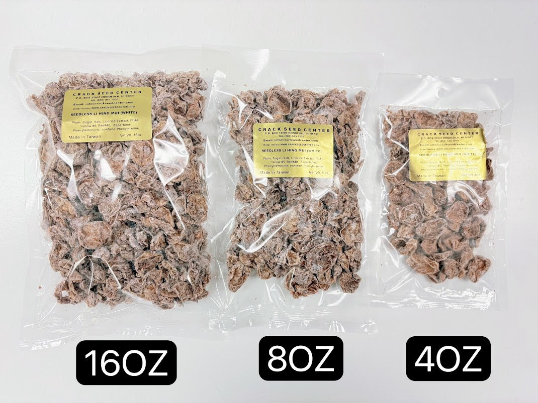 Seedless Li Hing Mui ( White )